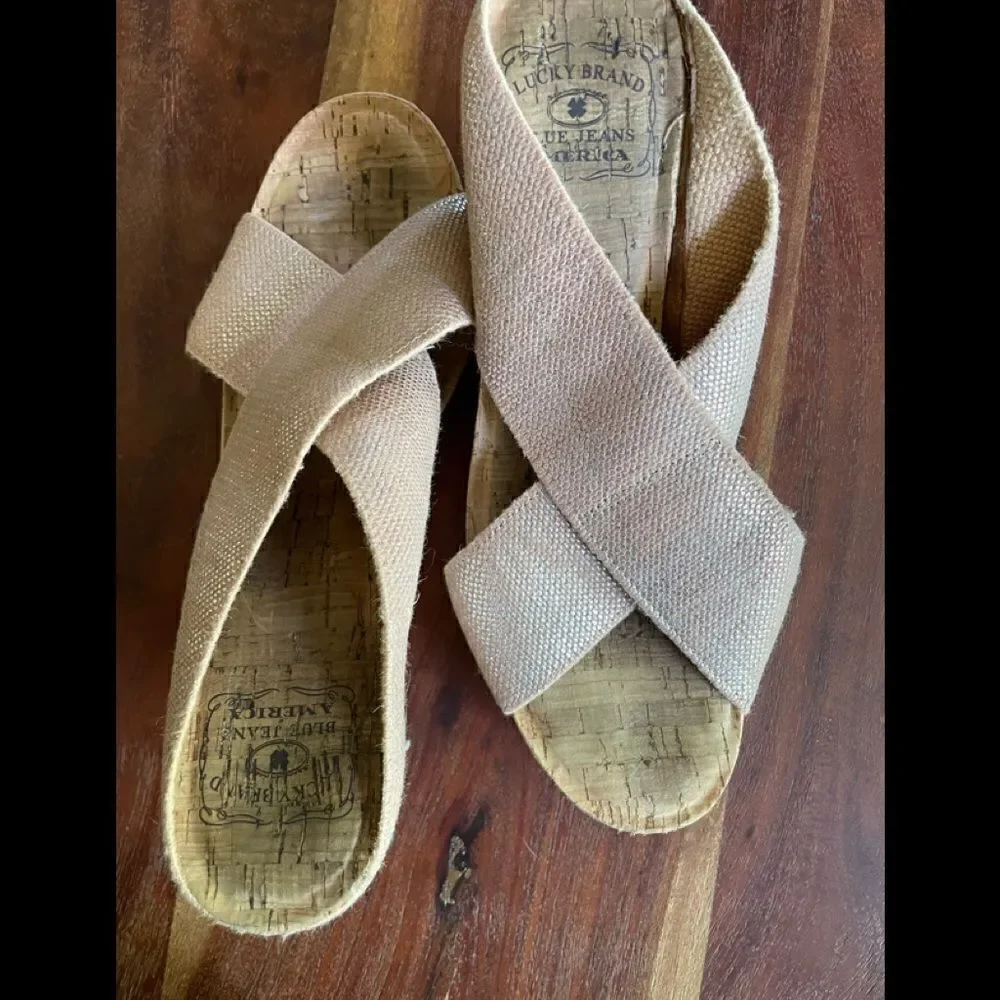 Lucky Brand Platform Sandals Sz 8.5